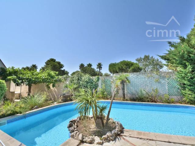 VENTE SAINT CYPRIEN PLAGE BELLE VILLA 4 FACES PISCINE 6 PIECES 66750 PYRENEES ORIENTALES REGION OCCITANIE