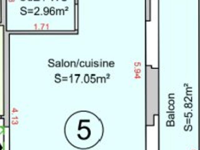 Vente Studio 1 pièce
