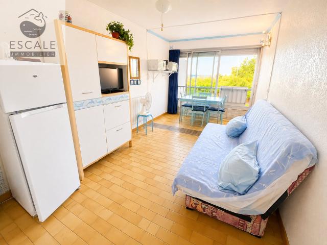 Vente Studio Cabine + Parking Face A La Mer Quartier Cornich. 25m² Sète