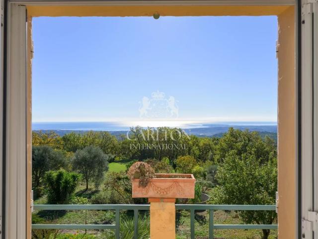 Vence: Vue Mer Panoramique 240° 196m² Vence