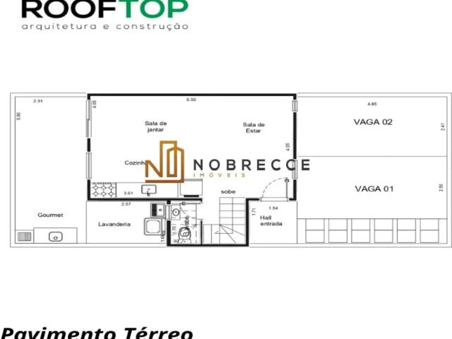 Venda imóvel em construção: Sobrado com 80 m² em terreno de 87m² localizado no Jardim Nova Veneza I