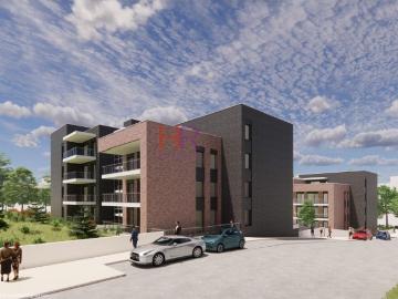 Apartamento T1 em construção na Pedrulha com garagem e espaços verdes