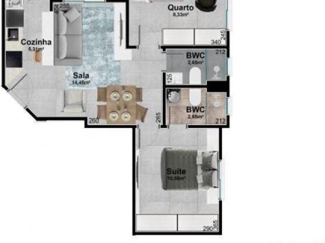 VENDE APARTAMENTO COM 2 QUARTOS 1 SUÍTE | BAIRRO BATEL CURITIBA PR