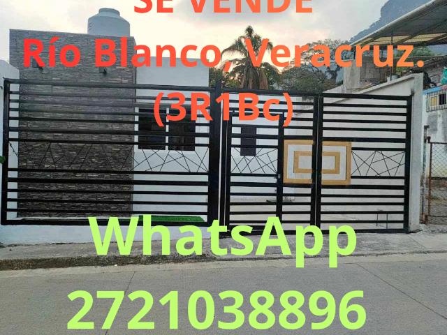 VENDE Casa En Río Blanco, Veracruz. 3R1Bc VENDE $ 1’650,000.00