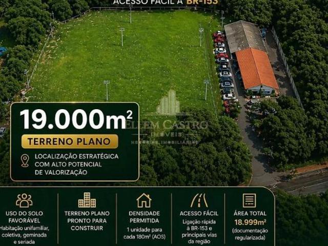 Vende se àrea de 19.000 mi m2 no Jardim Novo Mundo