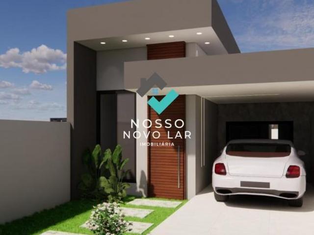 VENDE SE CASA NOVA DE ALTO PADRÃO 03 QUARTOS COM UMA SUÍTE GARAGEM E ESPAÇO PARA 04 CARROS NA CIDADE