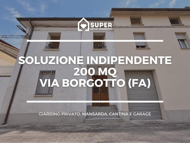 Vendesi casa semindipendente a Faenza via Borgotto, 19