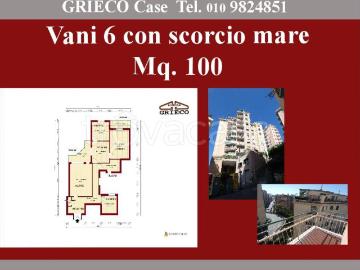 Vendesi quadrilocale a Genova via Giovanni Amarena, 4, Marassi