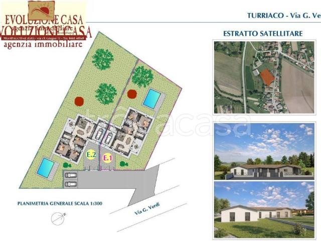 Vendesi villa singola a Turriaco via verdi
