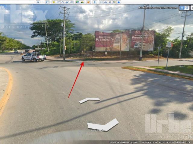 VENDO TERRENO COMERCIAL INDUSTRIAL ENFRENTE DEL AEROPUERTO DE CAMPECHE