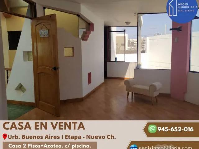 Vendo Casa en la Primera Etapa de Buenos Aires Nuevo Chimbote