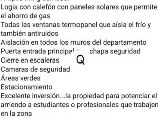 Vendo departamento en talca | 2 Dormitorios por 41000. 00 en Talca