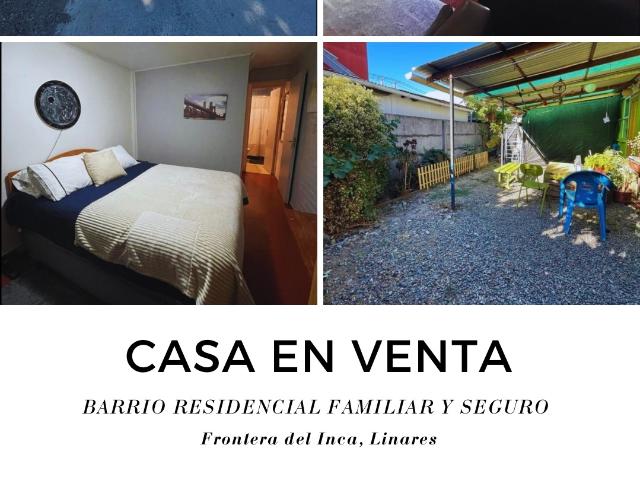 Vendo Hermosa Casa en Frontera del Inca, Linares