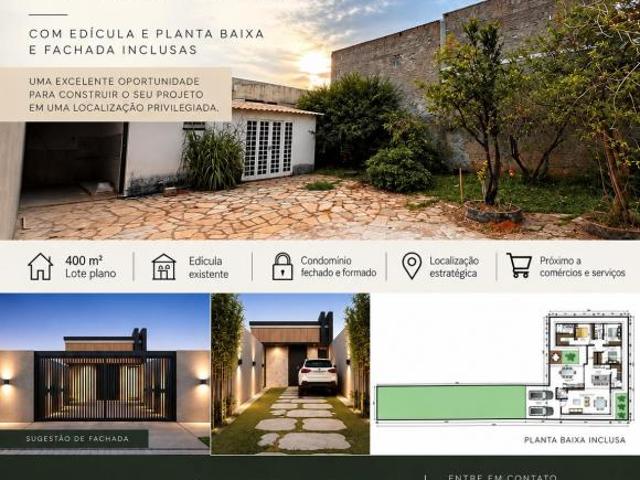 Vendo lote 400m2 na rua 03 Vicente Pires Excelente localização