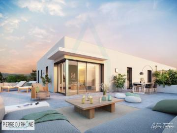 Vends Francheville / Alaï 69340 Attique T4 Terrasse 100 m2