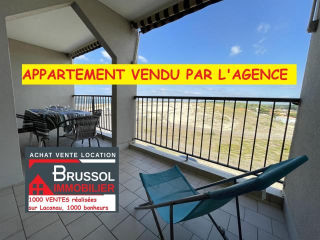 Vendu Par L'agence T2 Front de mer Lacanau Océan, Agence Bru. 27m² Lacanau