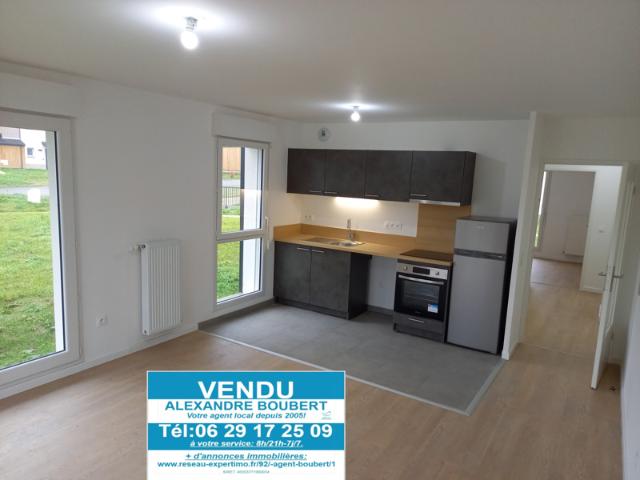 VENDU ! St Valery.T3 neuf Rez de jardin avec parking Rési