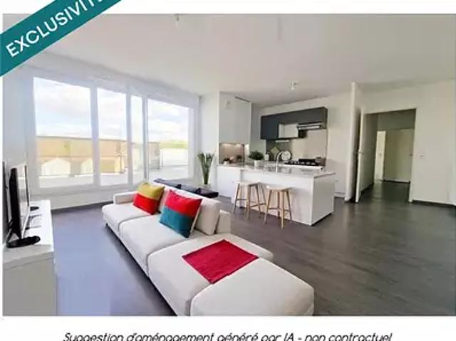 Vertou 44120 Achat / Vente appartement 3 pièces t3 parking