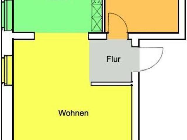 Verträumte Wohnung mit Balkon, EBK und Tageslichtbad!