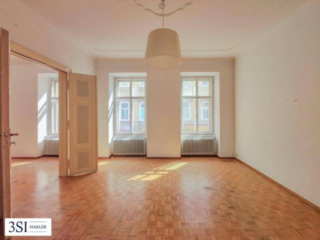Verwirklichen sie ihren Wohntraum geräumiger Stilaltbau in begehrter Lage des 7.Bezirks