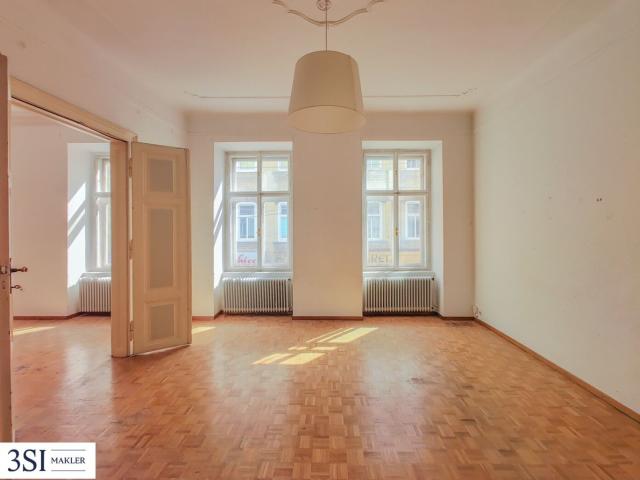 Verwirklichen sie Ihren Wohntraum Geräumiger Stilaltbau in Begehrter Lage des 7.Bezirks