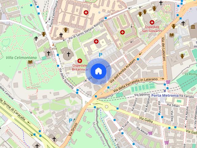 Very modern and fresh studio apartment near the Pontificia Università Lateranense