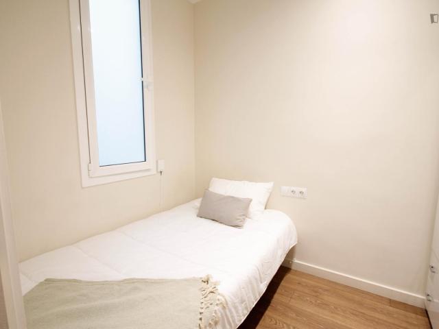 Very neat single bedroom in L'Antiga Esquerra de l'Eixample