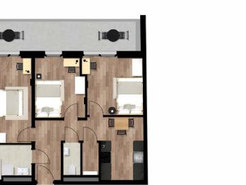 Very cool single bedroom in popular Lend