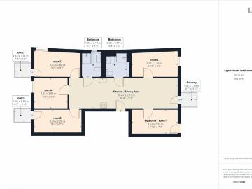 Very cosy single bedroom with balcony near the Campus Wilhelminenhof