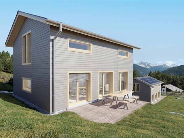 Vercorin Roc d'Orzival A | Zwei Chalets in der Hauptresidenz mit Garagenboxen