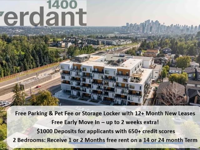 Verdant at Bow Trail 1 Bedroom 1 Bath Apartment for Rent
