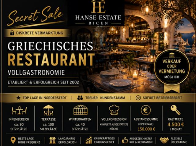 VERKAUF oder Vermietung! Restaurant mit Terrasse und Wintergarten in Top Lage!