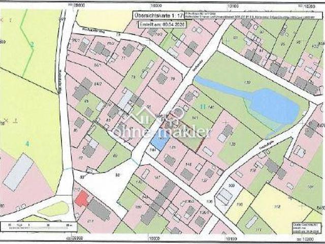 Verkauf eines Grundstücks mit Einfamilienhaus in Benitz