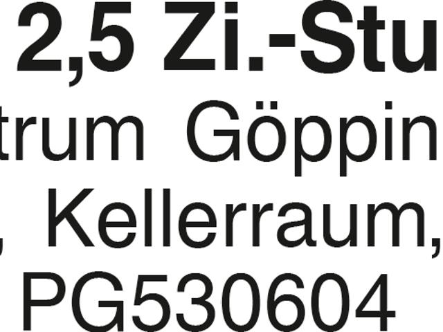 Verkaufe 2,5 Zi. Studio Whg
