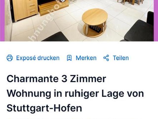Verkaufe! Charmant 3Zimmer Wohnung in ruhiger Lage von St. Hofen