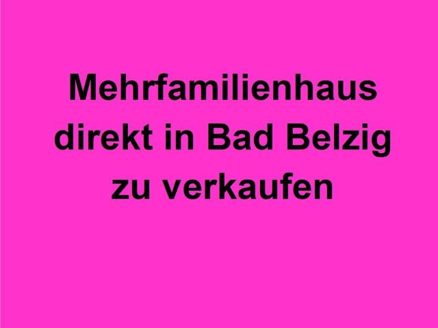 Verkaufe Mehrfamilienhaus direkt in Bad Belzig mit 4 vermieteten