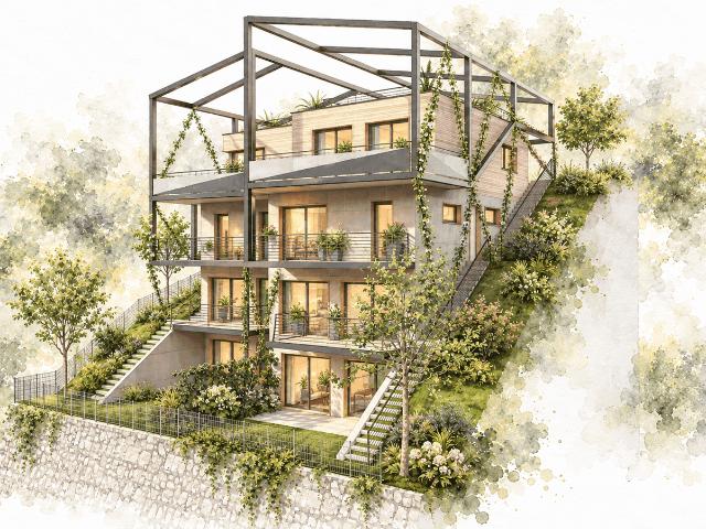 Verkaufsstart Haus 4. Doppelhaushälfte mit vielfältigen Freiräumen und Panoramalage
