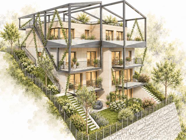Verkaufsstart Resort Staina Penthouse mit zwei außergewöhnlichen Terrassen und Panoramablick