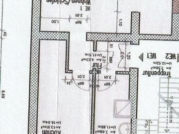 vermiete 2 Raumwohnung mit großer Wohnküche