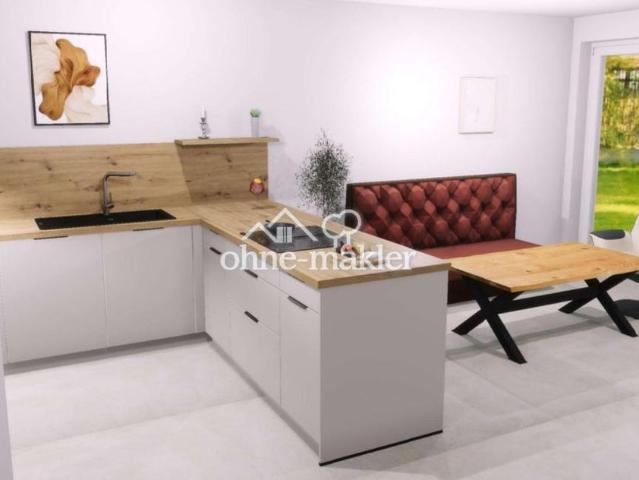 Vermiete 2 Zimmer Neubau Wohnung mit Garten und moderner Küche