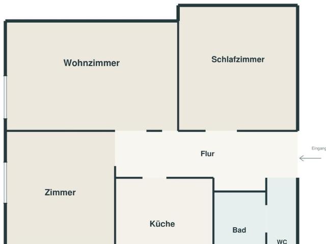 Vermiete 3 Zimmerwohnung