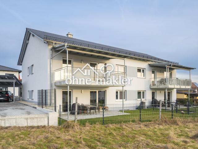 Vermiete zentrale Neubauwohnung mit Garten
