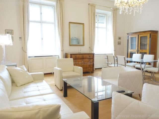 VERMIETET: expat flat: furnished 3 rooms I möblierte Altbauwohnung beim Parlament