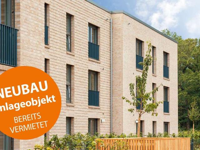 Vermietet & renditestark: 2 Zi Anlageobjekt mit Terrasse & Garten in Bothfeld Neubau KfW 55