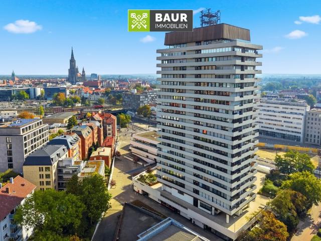 Vermietete 1 Zimmer Wohnung mit Weitblick und TG Stellplatz im Universum Center!