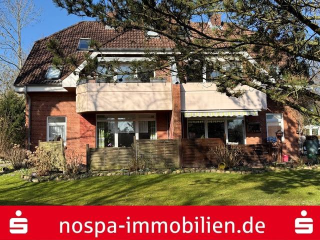 Vermietete 2 Zimmer Eigentumswohnung mit Terrasse und Carport in der Kreisstadt Husum