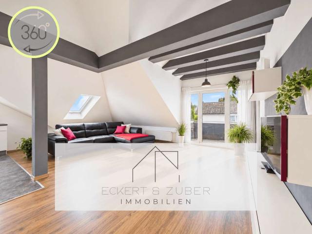 Vermietete 2 Zimmer Wohnung mit Loft Charakter und Loggia