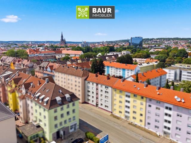 Vermietete 3 Zimmerwohnung in zentraler Lage von Neu Ulm mit 5% Bruttorendite