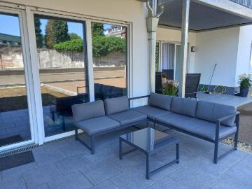 Vermieteter Neubau Traum: 3 Zimmer, KfW 55, Terrasse & Tiefgarage