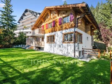 Vermietung: Cocooning Chalet im Zentrum von Crans